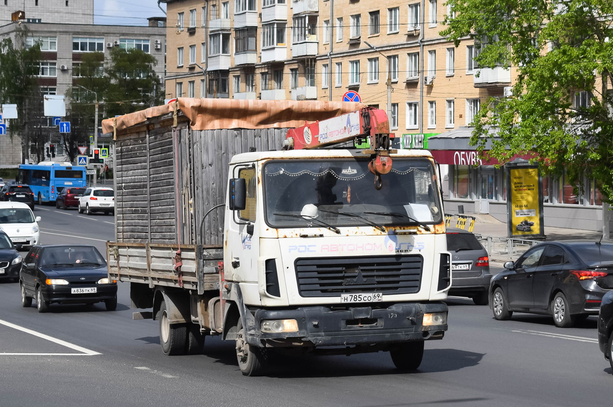 Тверская область, № Н 785 СО 69 — МАЗ-4371P2