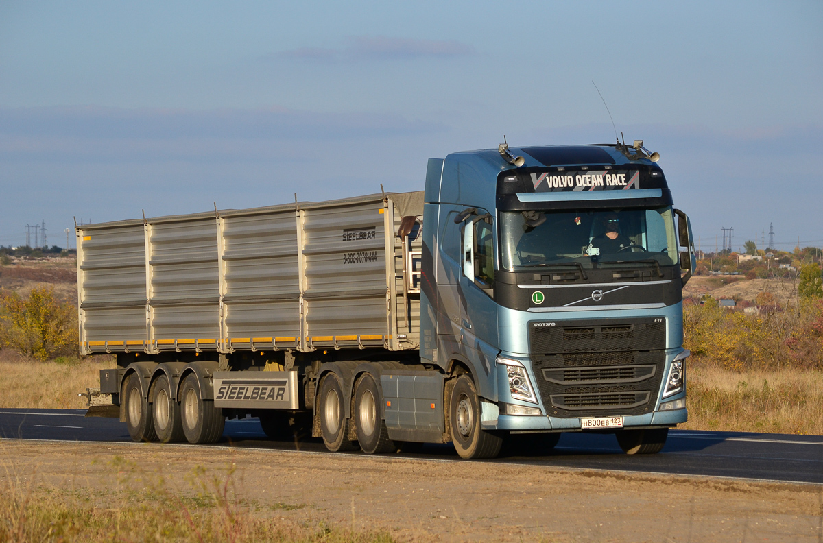 Краснодарский край, № Н 800 ЕВ 123 — Volvo ('2012) FH.460; Volvo ('2012) FH "Volvo Ocean Race" (Волгоградская область)