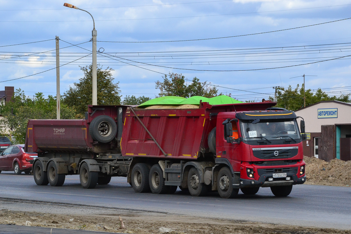 Волгоградская область, № А 572 ОС 134 — Volvo ('2010) FMX.400 [X9P]