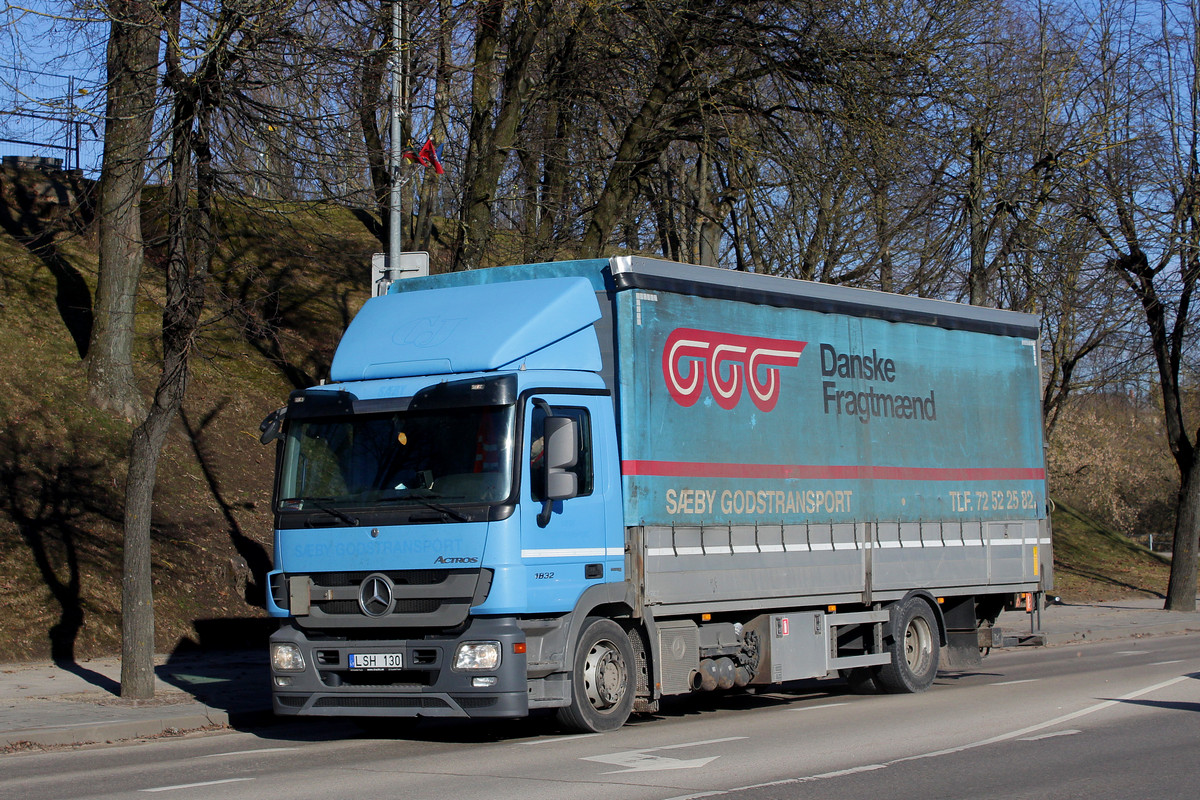 Литва, № LSH 130 — Mercedes-Benz Actros ('2003) 1832