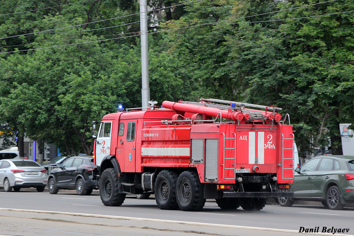 Башкортостан, № В 595 УУ 102 — КамАЗ-43118-15 [43118R]