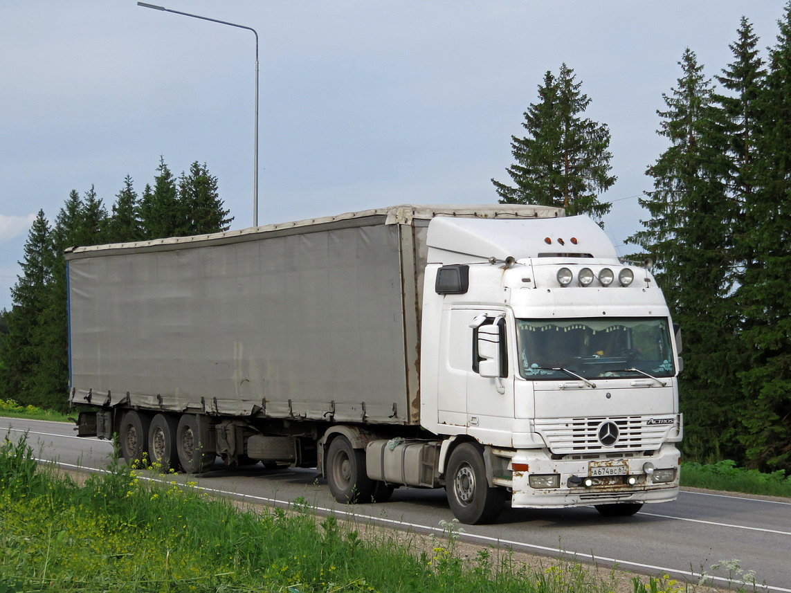 Смоленская область, № А 674 ВС 67 — Mercedes-Benz Actros ('1997) 1843