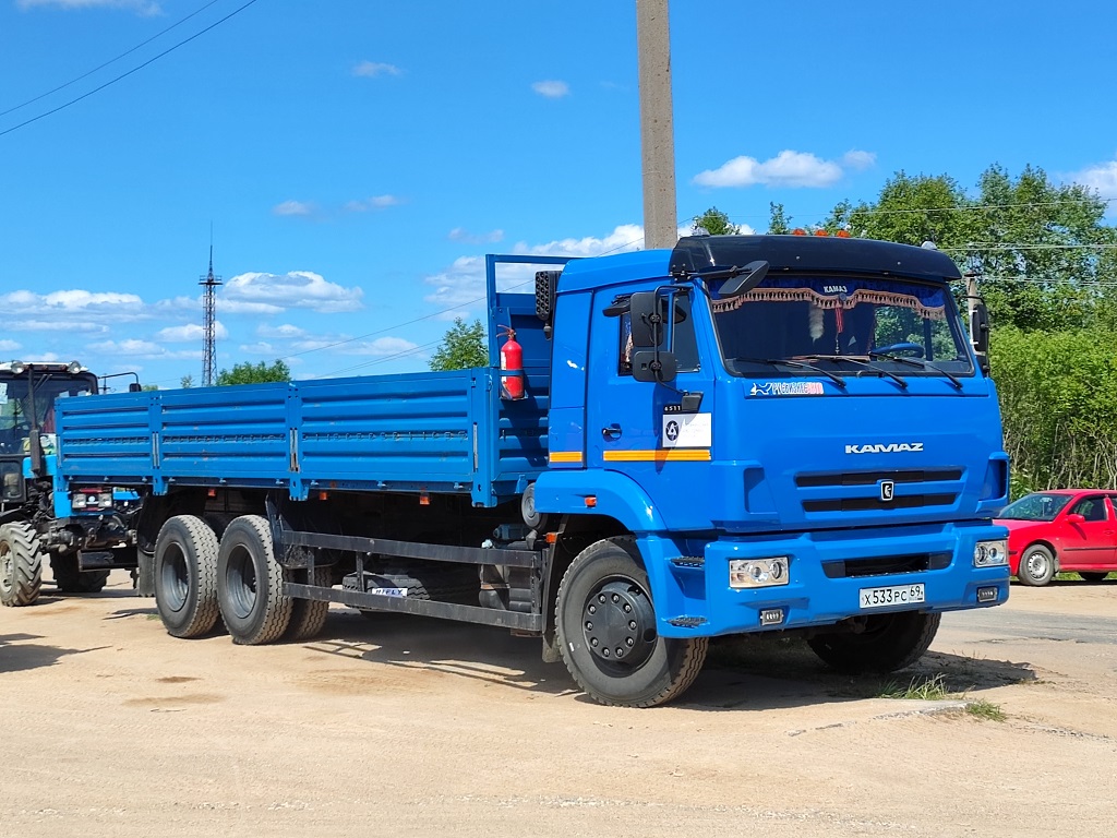 Тверская область, № Х 533 РС 69 — КамАЗ-65117-A4(23)