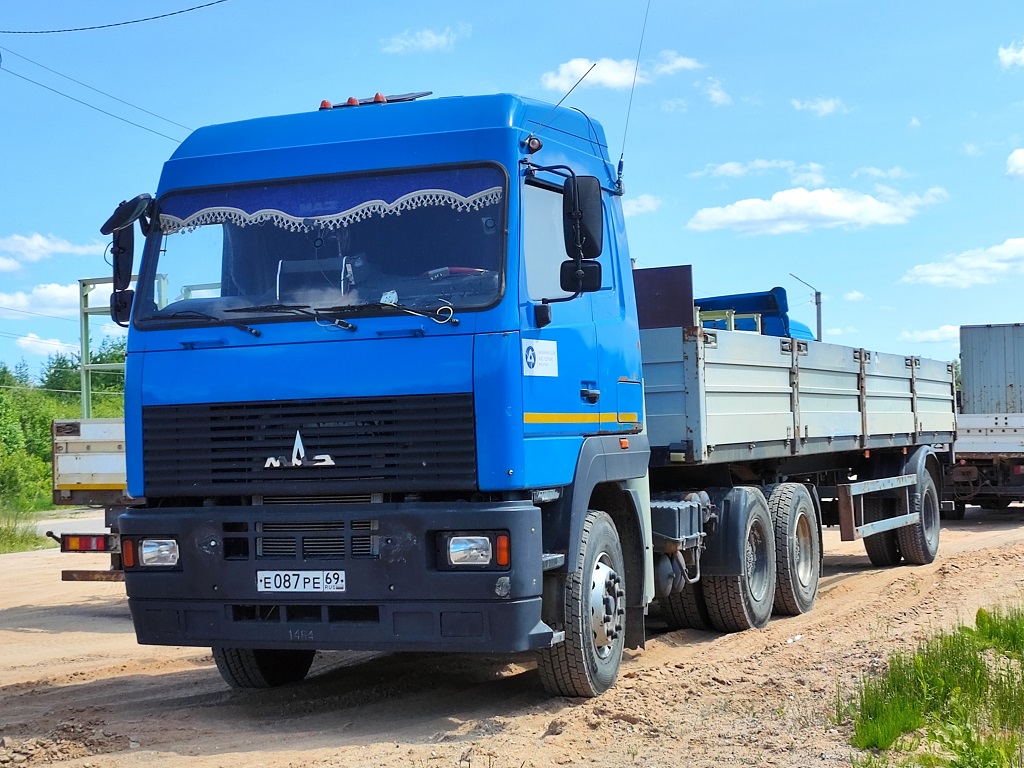 Тверская область, № Е 087 РЕ 69 — МАЗ-6430A9