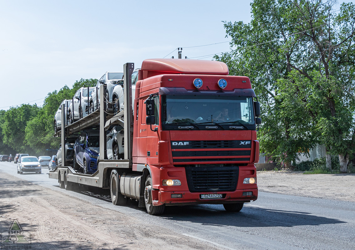 Алматы, № 024 AOJ 02 — DAF XF95 FT