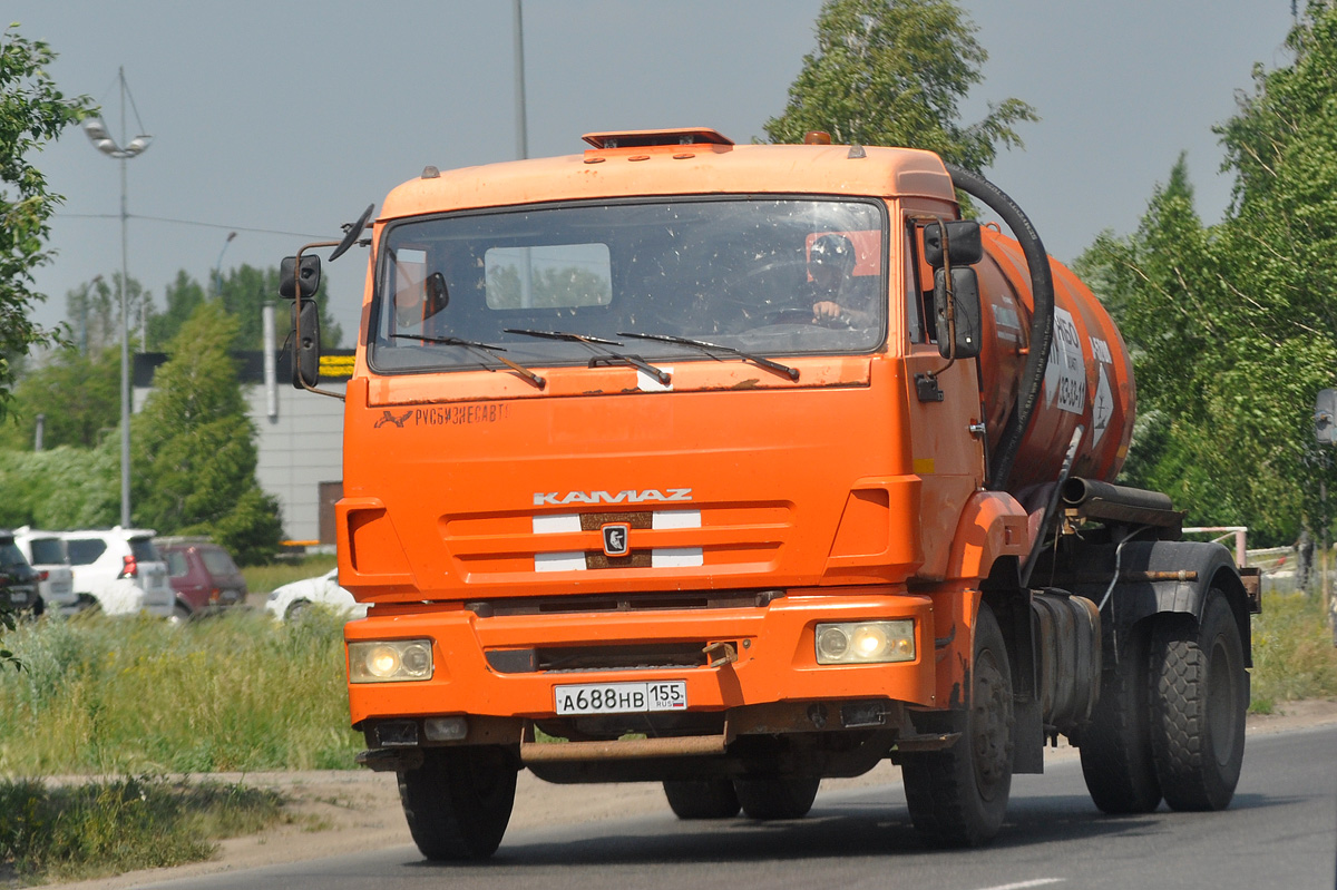 Омская область, № А 688 НВ 155 — КамАЗ-43253 (общая модель)