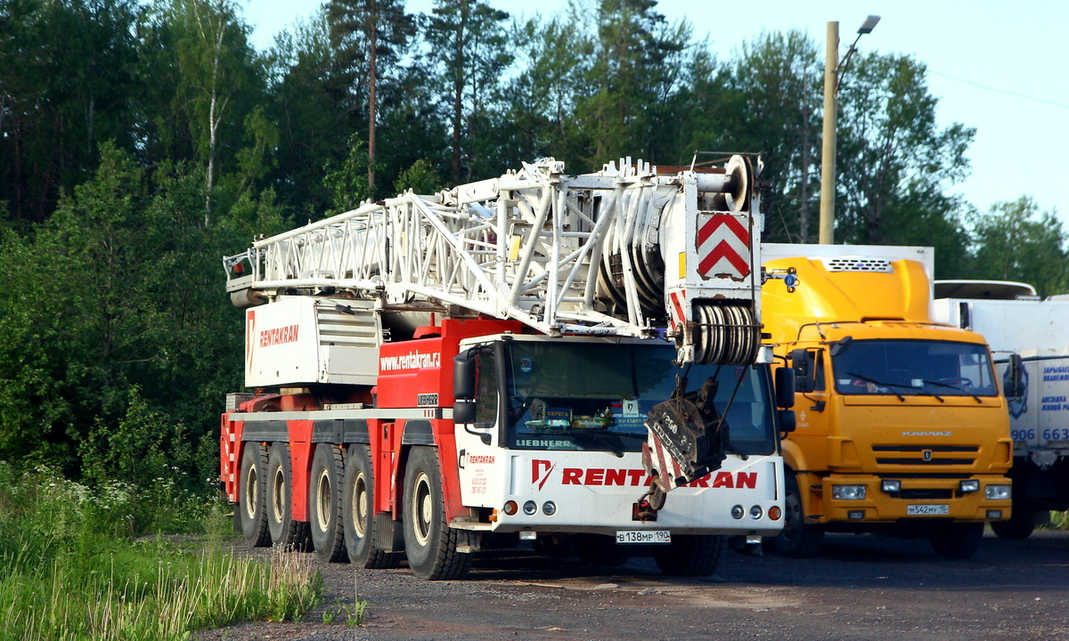 Московская область, № В 138 МР 190 — Liebherr (общая модель)