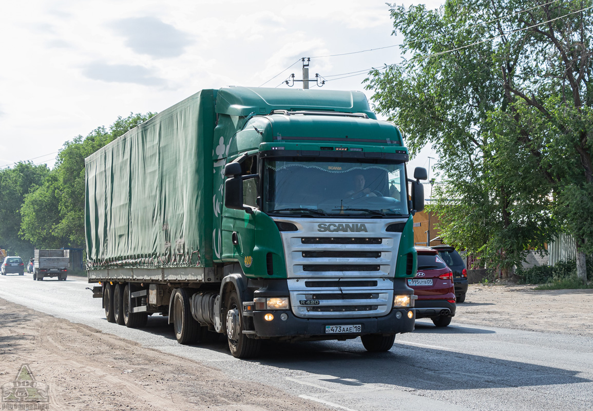 Абайская область, № 473 AAE 18 — Scania ('2004) R420