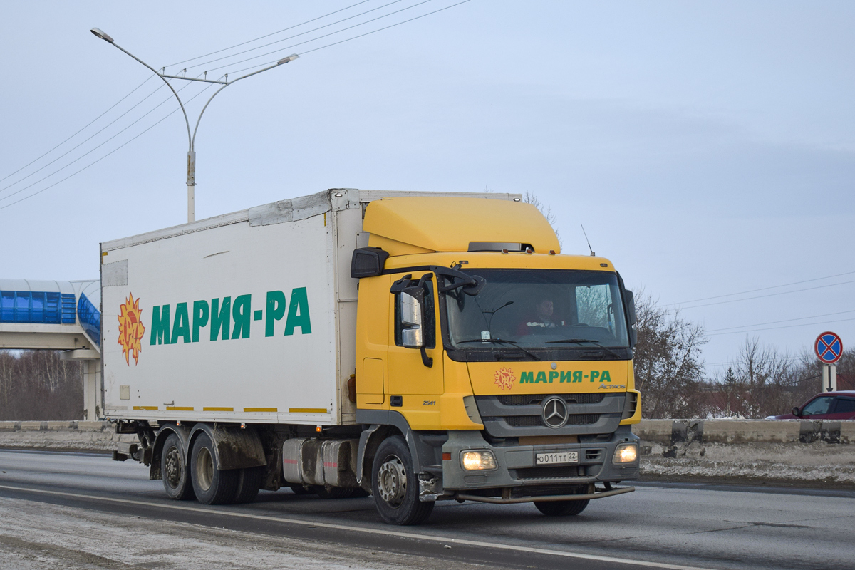 Алтайский край, № О 011 ТТ 22 — Mercedes-Benz Actros ('2009) 2541