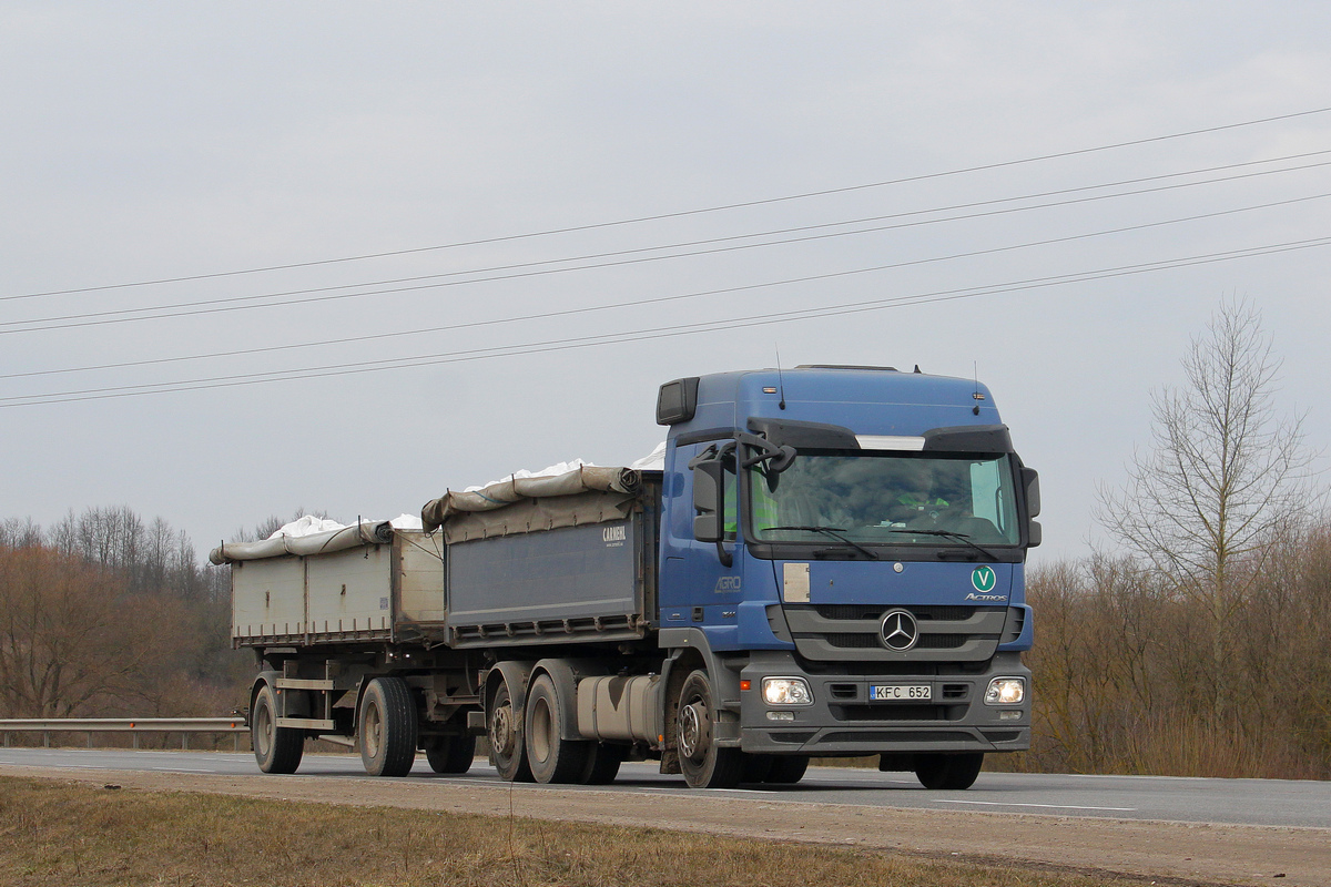 Литва, № KFC 652 — Mercedes-Benz Actros ('2009) 2544