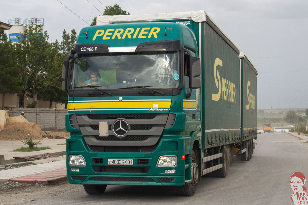 Таджикистан, № 4003 RK 01 — Mercedes-Benz Actros ('2009)