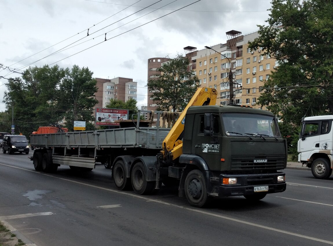 Нижегородская область, № В 163 ХУ 152 — КамАЗ-65116 [651160]