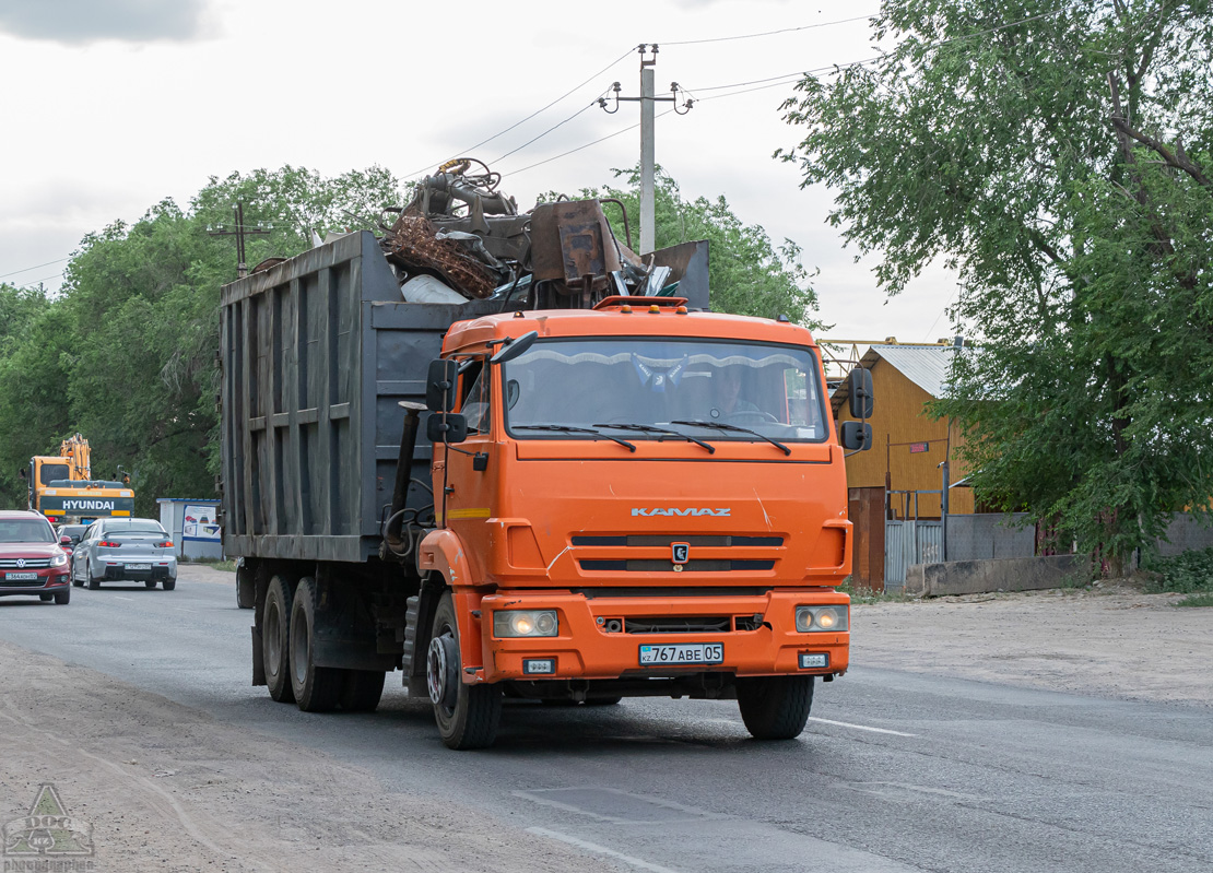 Алматинская область, № 767 ABE 05 — КамАЗ-65115 (общая модель)