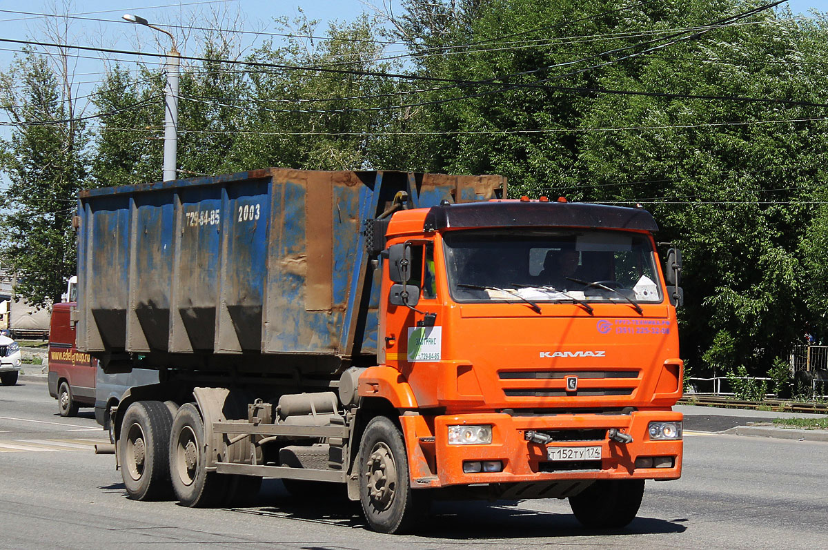 Челябинская область, № Т 152 ТУ 174 — КамАЗ-6520 (общая модель)