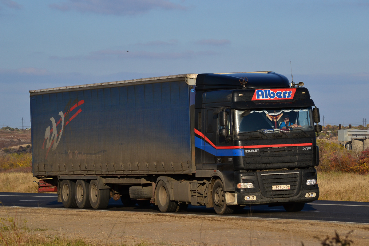 Ярославская область, № Т 507 СН 76 — DAF XF105 FT