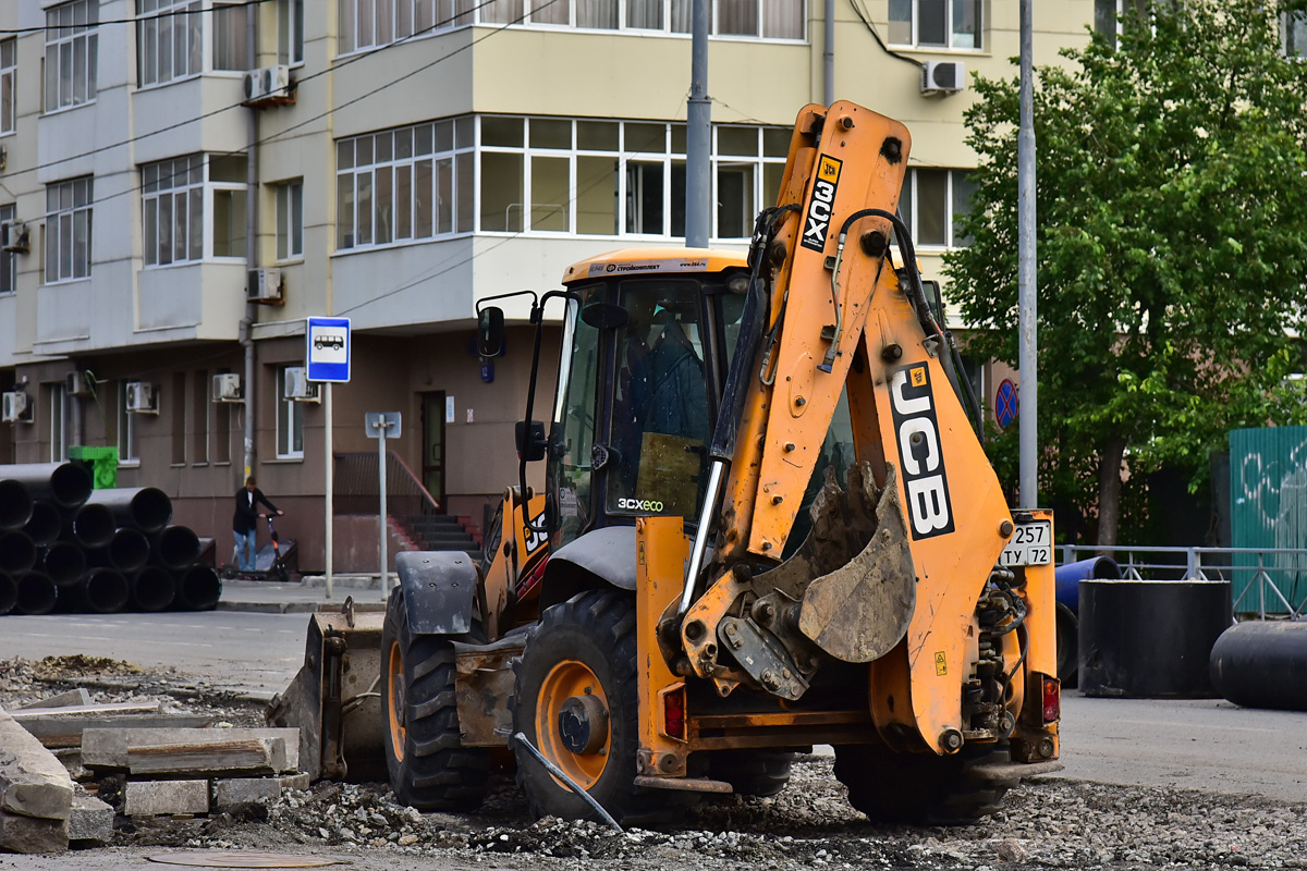 Тюменская область, № 7257 ТУ 72 — JCB 3CX