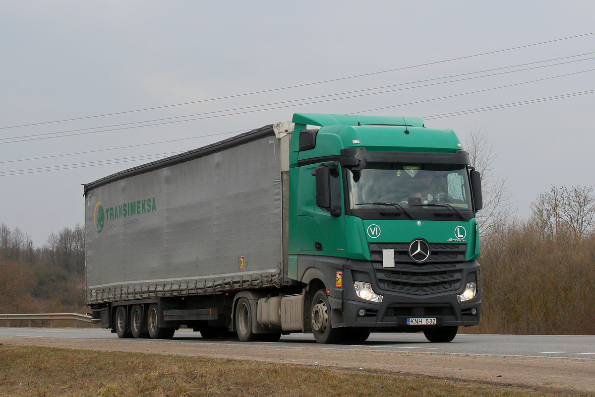 Литва, № KNH 532 — Mercedes-Benz Actros ('2011) 1845