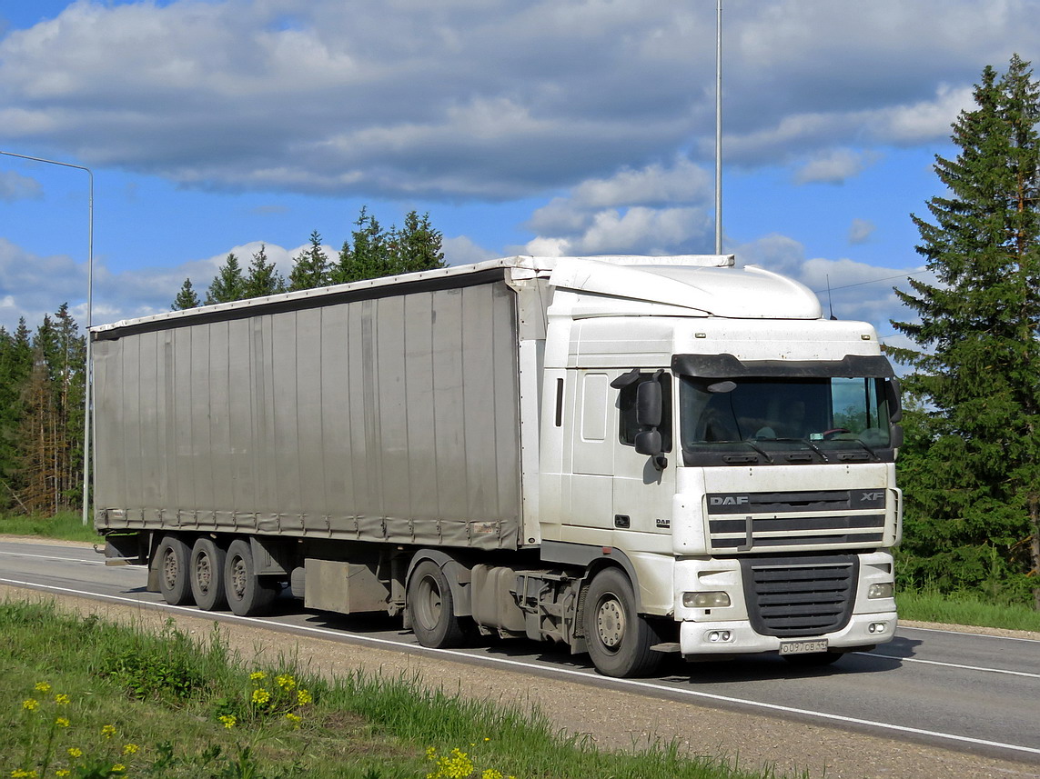 Костромская область, № О 097 ОВ 44 — DAF XF105 FT