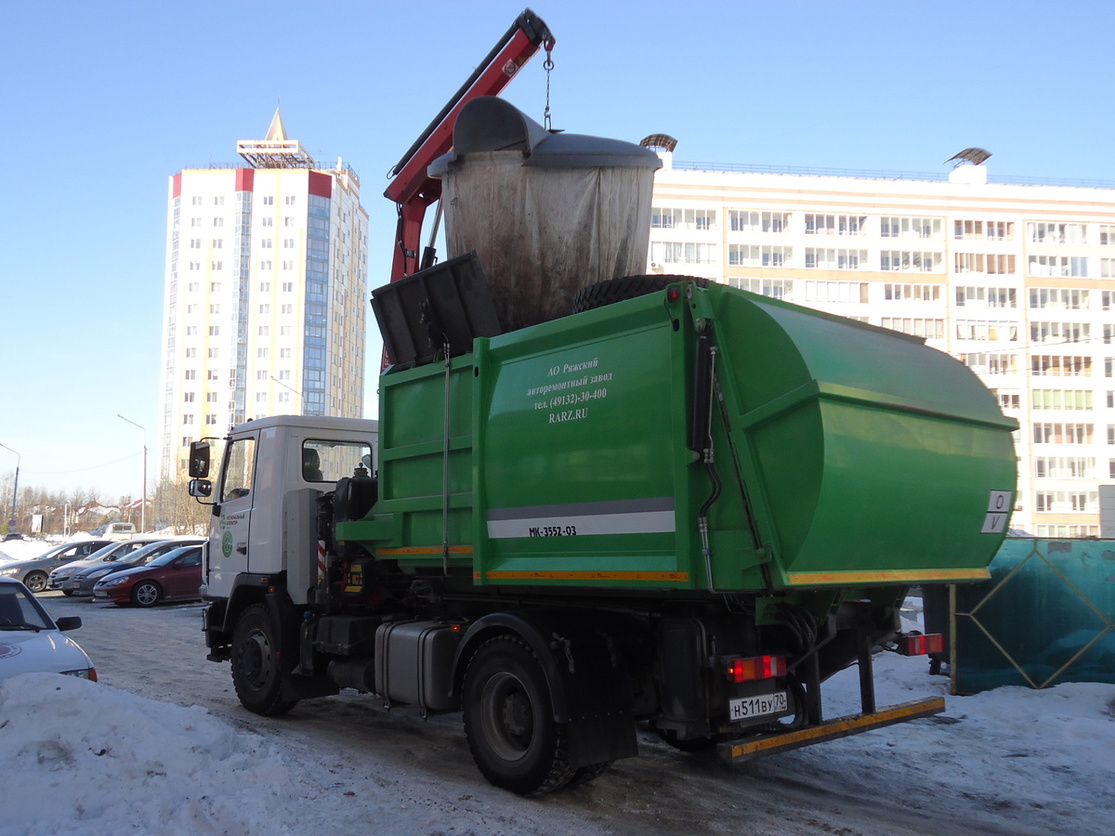 Томская область, № Н 511 ВУ 70 — МАЗ-534025
