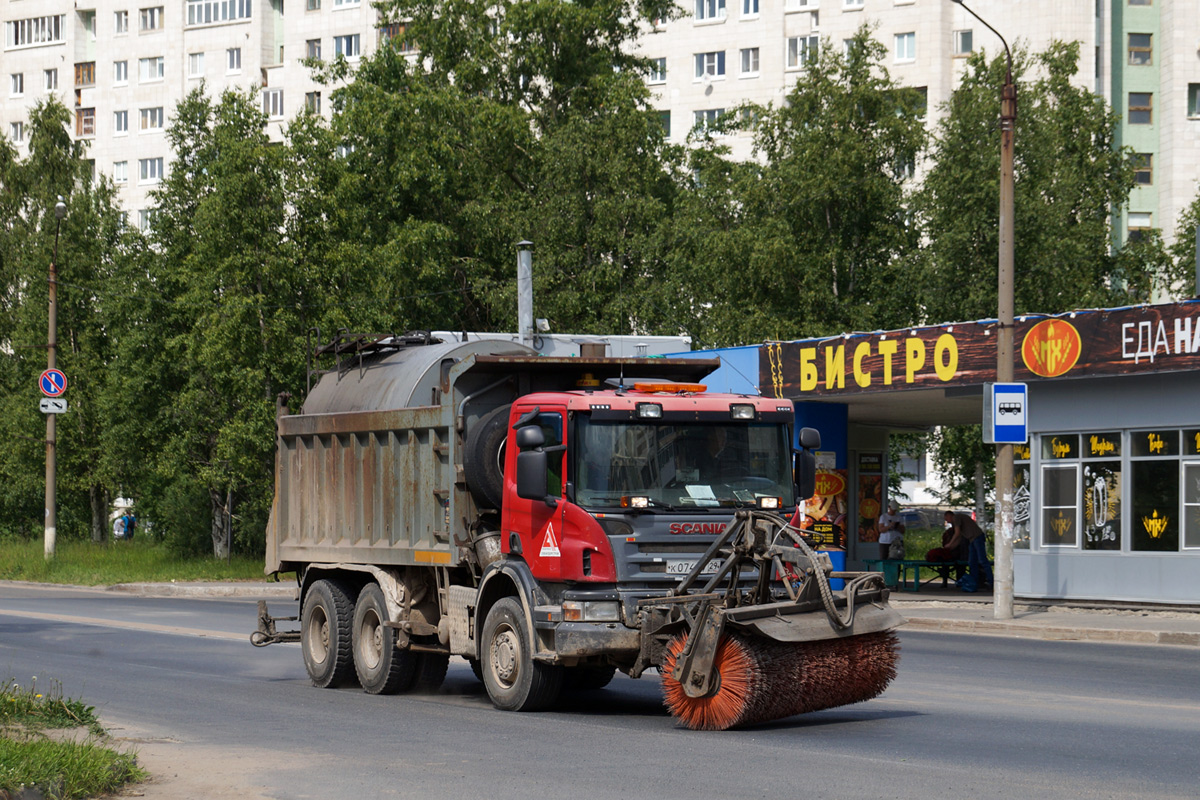 Архангельская область, № К 074 АУ 29 — Scania ('2004) P380