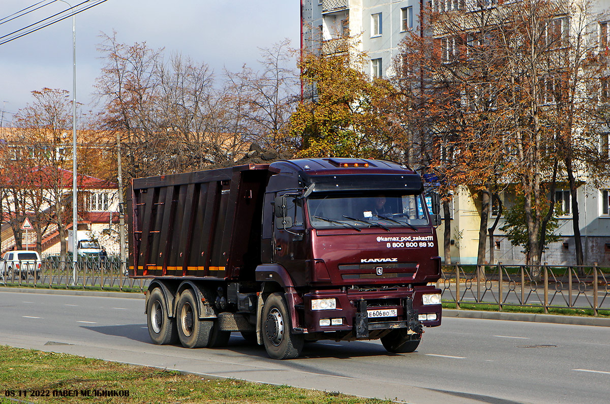 Северная Осетия, № Е 606 ВО 15 — КамАЗ-6520-63