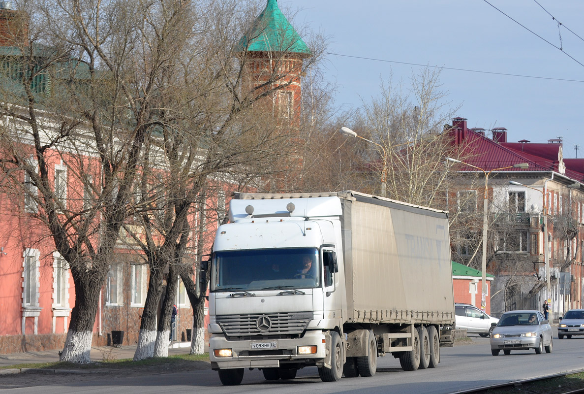 Омская область, № У 098 МК 55 — Mercedes-Benz Actros ('1997) 1840