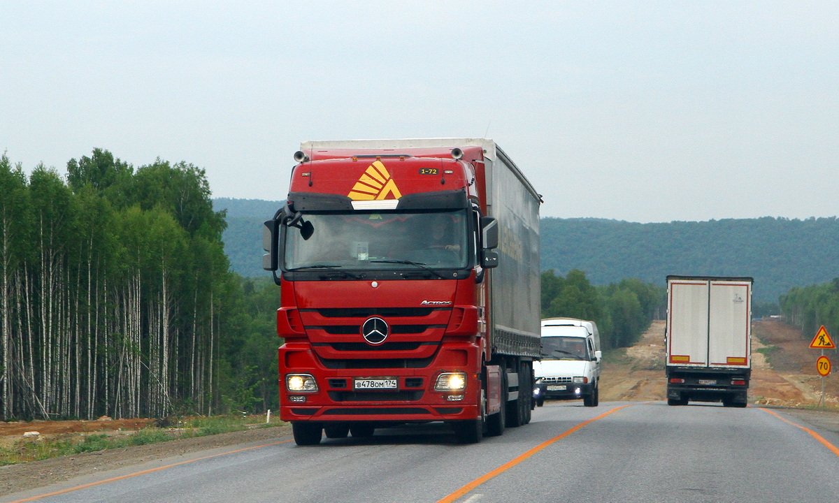 Челябинская область, № В 478 ОМ 174 — Mercedes-Benz Actros ('2009) 1844