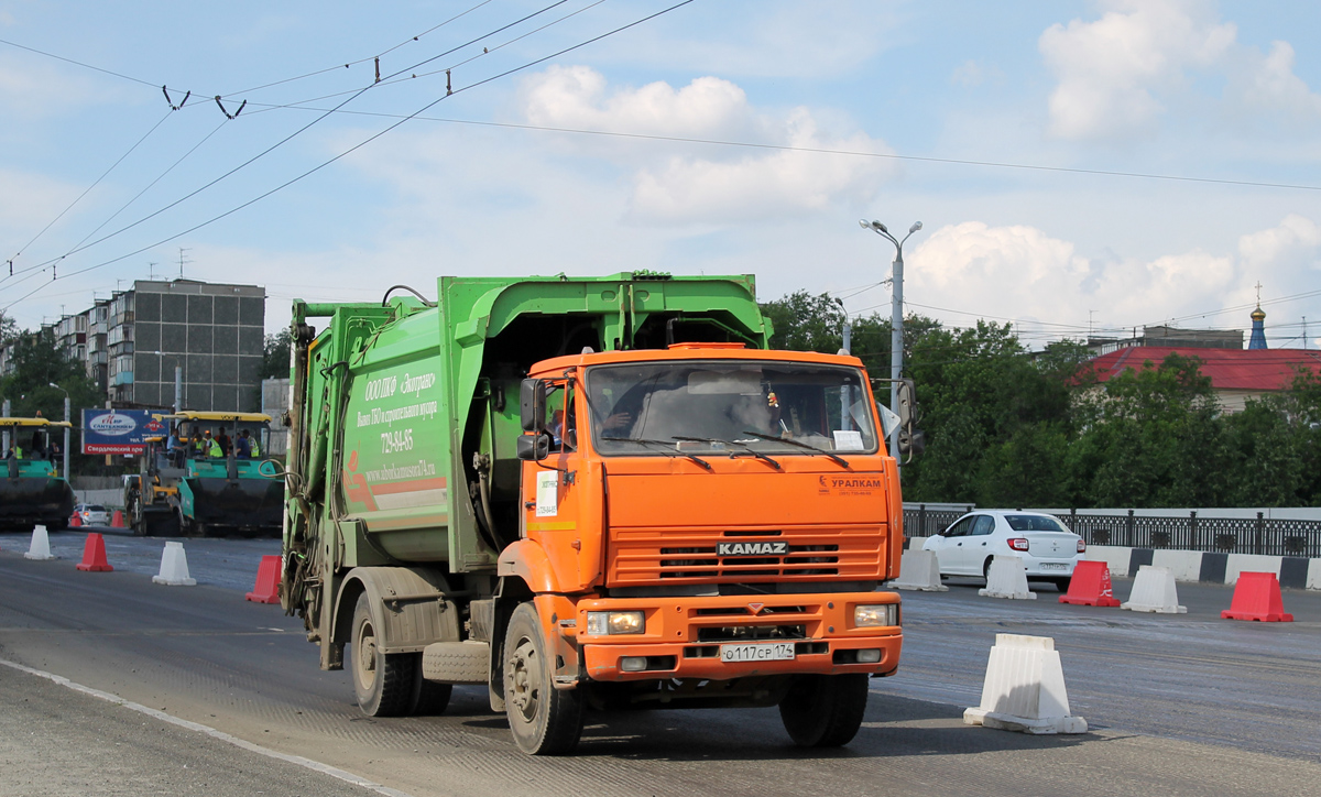 Челябинская область, № О 117 СР 174 — КамАЗ-53605-62