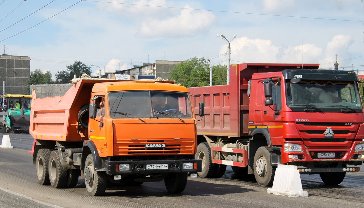 Челябинская область, № С 771 ХМ 174 — КамАЗ-55111-02 [55111C]