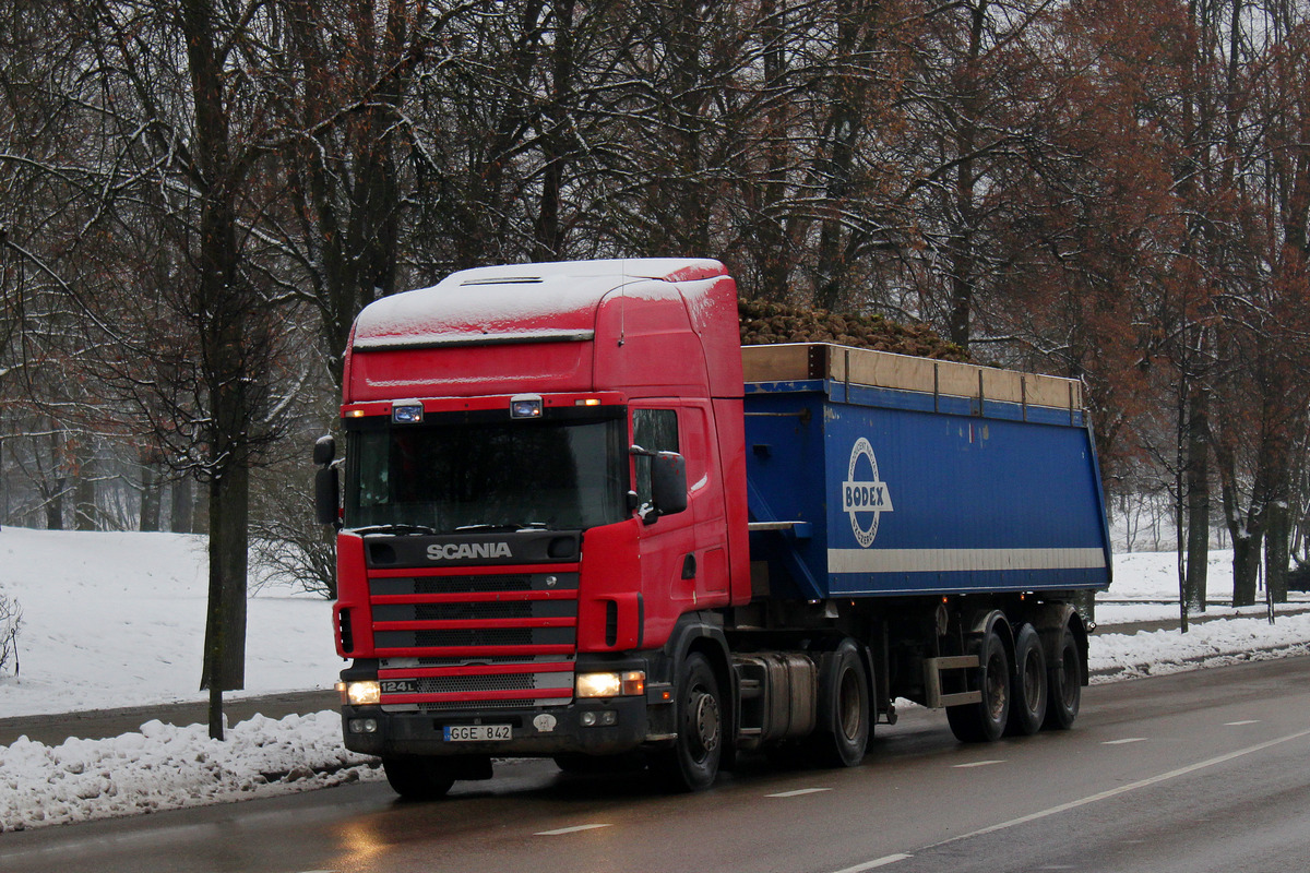 Литва, № GGE 842 — Scania ('1996) R124L