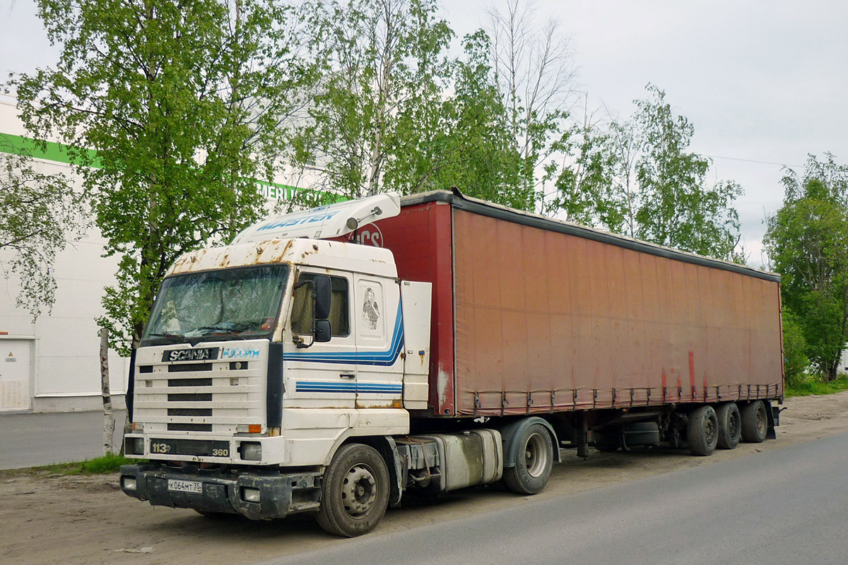 Вологодская область, № К 064 МТ 35 — Scania (III) R113H