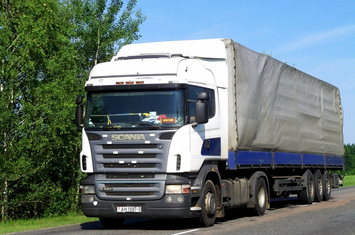 Гомельская область, № АН 1687-3 — Scania ('2004) R420