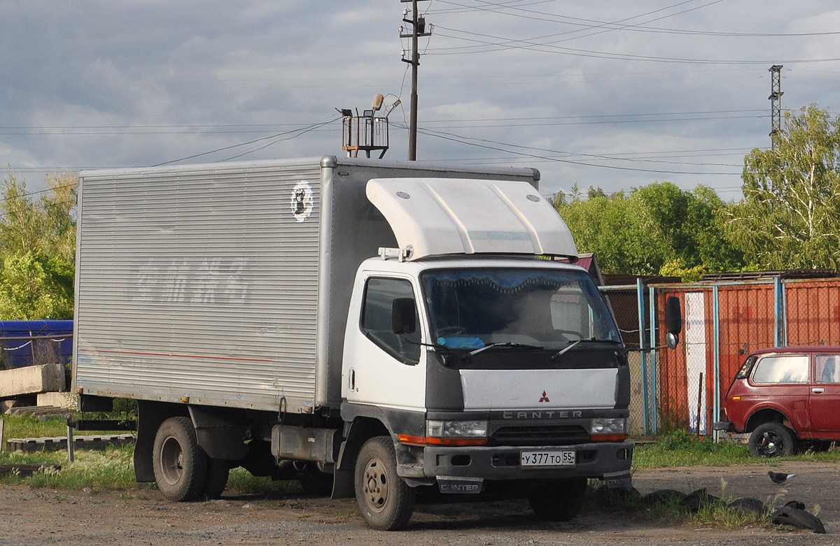 Омская область, № У 377 ТО 55 — Mitsubishi Fuso Canter