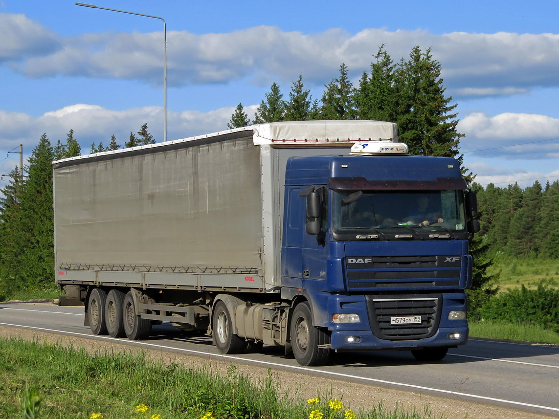 Пермский край, № М 579 ОУ 159 — DAF XF105 FT