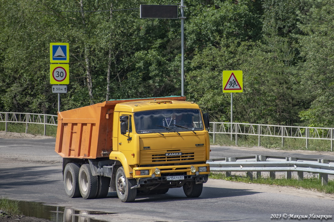 Рязанская область, № М 154 ТО 62 — КамАЗ-65116 [651160]