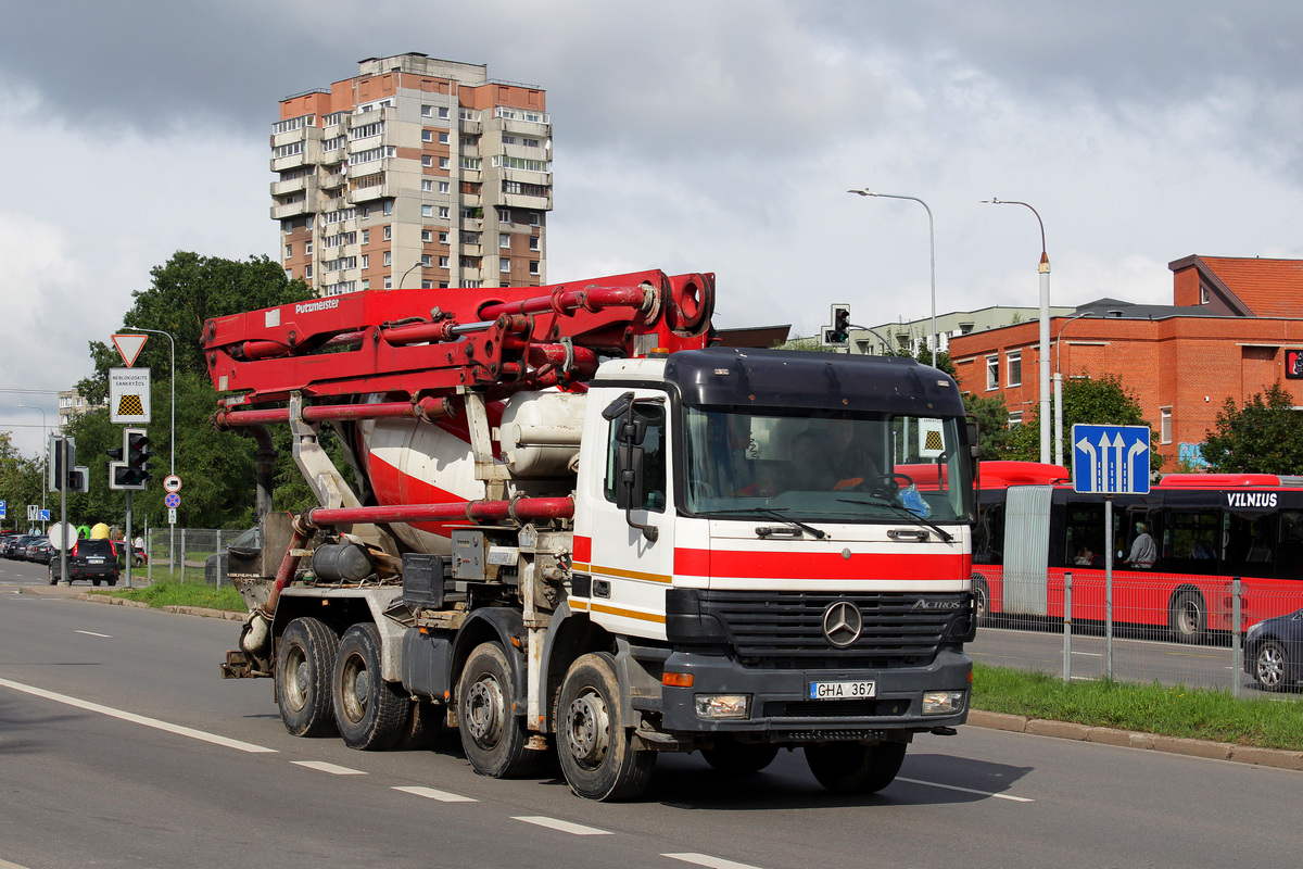 Литва, № GHA 367 — Mercedes-Benz Actros ('1997)