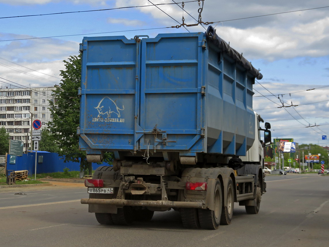 Кировская область, № Х 865 РВ 43 — Scania ('2011) P400
