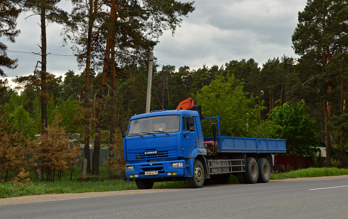 Калужская область, № М 656 ВН 40 — КамАЗ-65117 (общая модель)