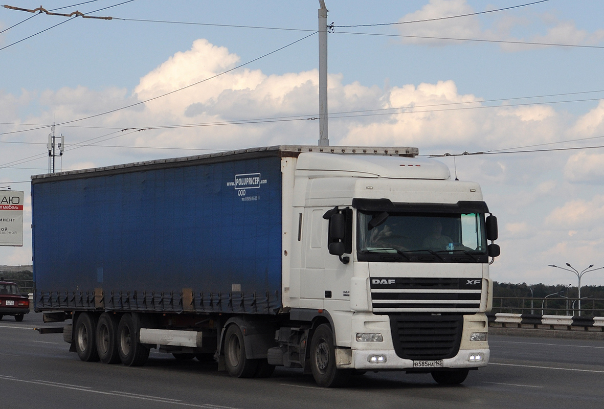 Кемеровская область, № В 585 НА 142 — DAF XF105 FT