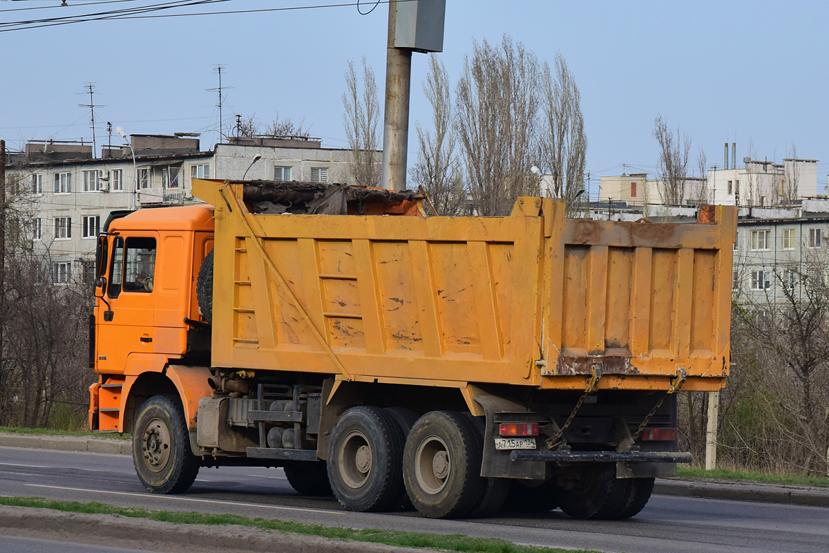 Волгоградская область, № А 715 АР 134 — Shaanxi Shacman F2000 SX325x