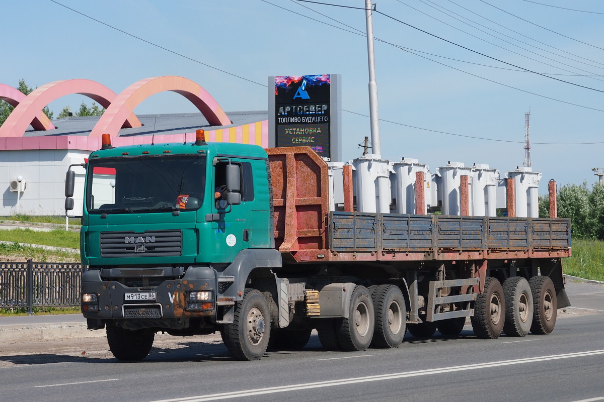 Ханты-Мансийский автоном.округ, № М 913 СЕ 86 — MAN TGA 33.410