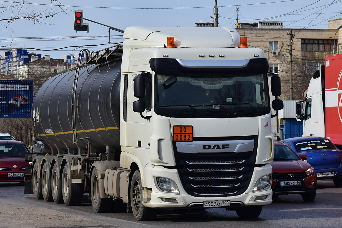 Москва, № А 907 ХМ 799 — DAF XF Euro6 FT