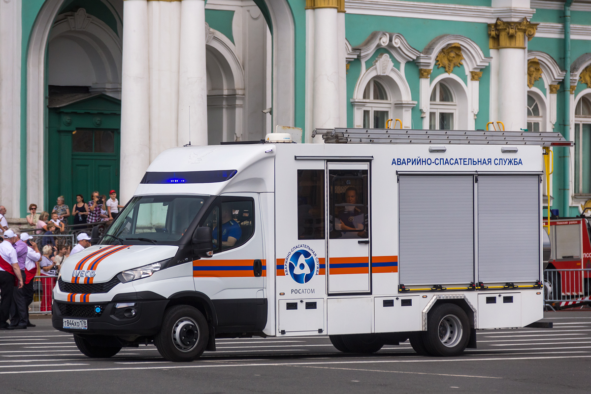 Санкт-Петербург, № Т 844 ХО 178 — IVECO Daily; Санкт-Петербург — Парад, посвящённый 220-летию со дня образования пожарной охраны Санкт‑Петербурга (30.06.2023 г.)