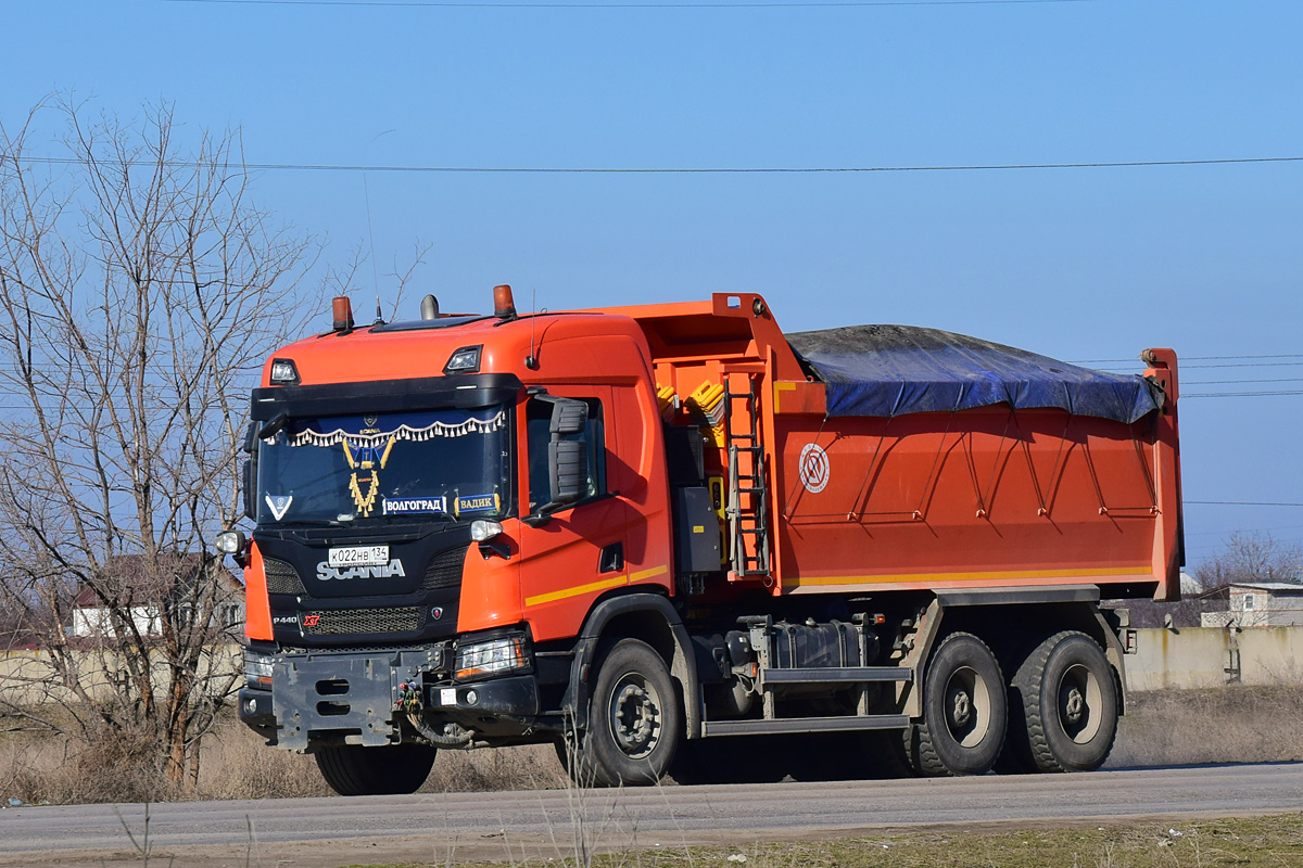 Волгоградская область, № К 022 НВ 134 — Scania ('2016) P440