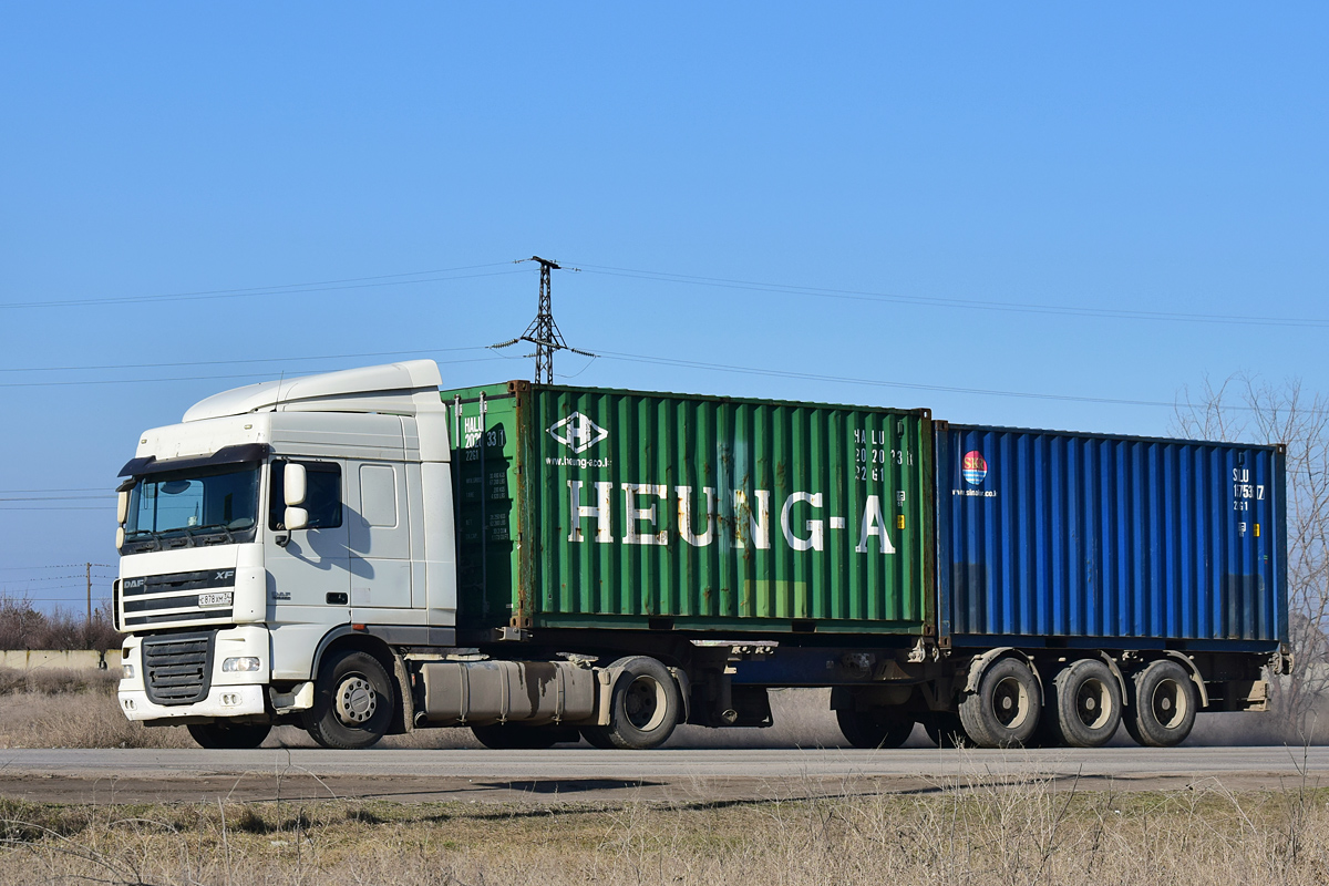 Волгоградская область, № С 878 ХМ 34 — DAF XF105 FT