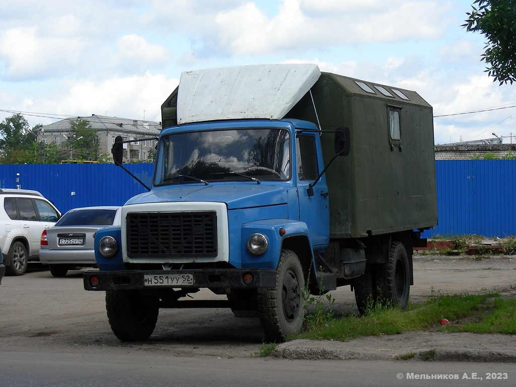 Нижегородская область, № Н 551 УУ 52 — ГАЗ-3307