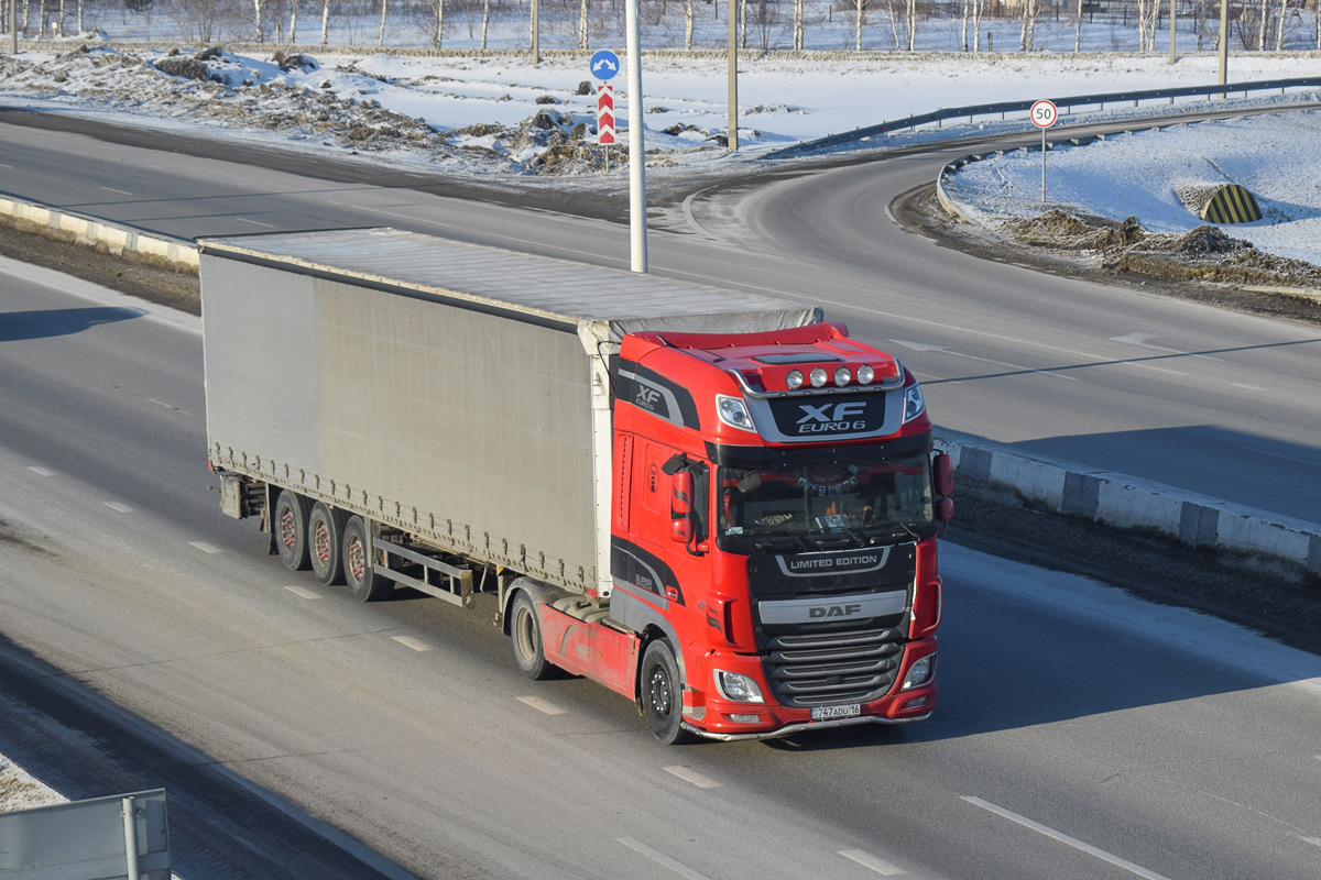 Восточно-Казахстанская область, № 747 ADU 16 — DAF XF Euro6 FT