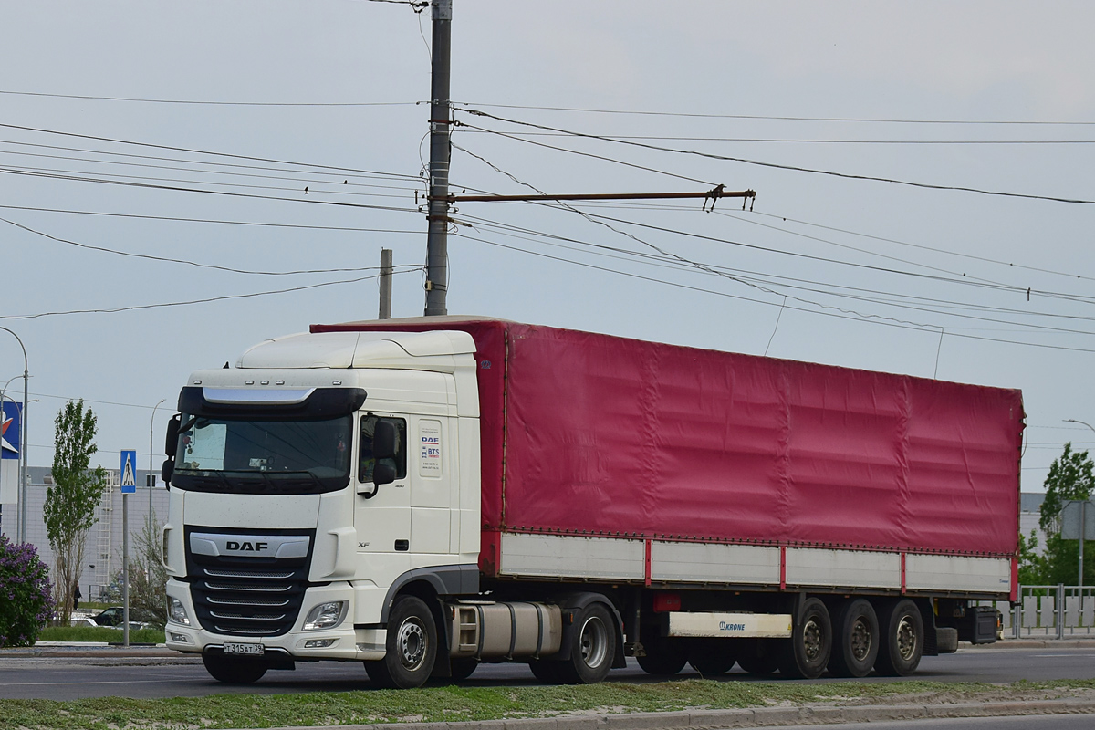 Калининградская область, № Т 315 АТ 39 — DAF XF Euro6 FT