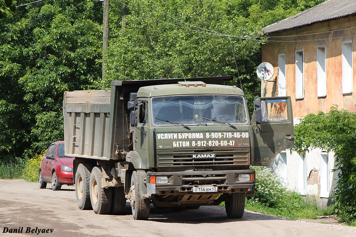 Кировская область, № О 156 ВМ 43 — КамАЗ-6520-06 [65200F]