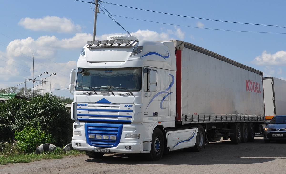 Алматинская область, № 105 ADX 05 — DAF XF105 FT